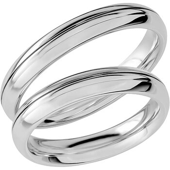 SR1047 - Slät Ring i vitguld
