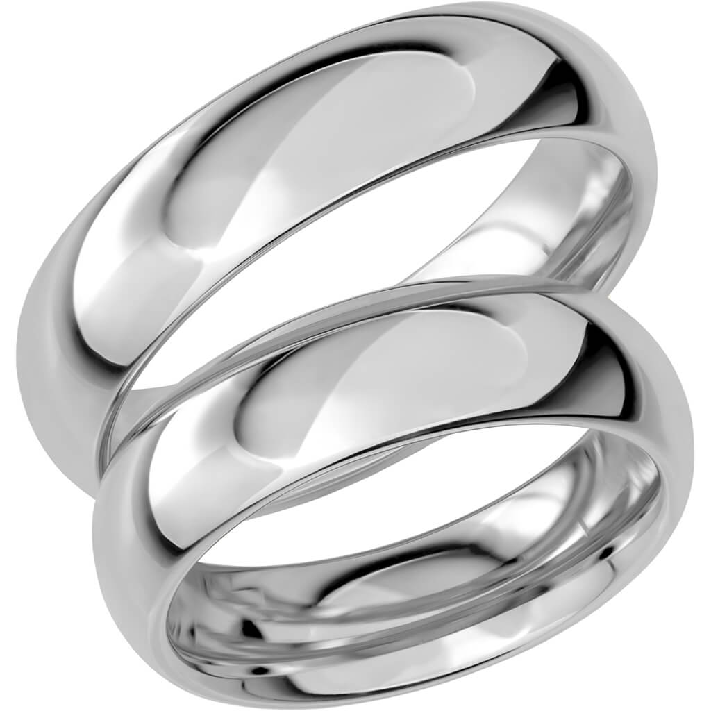SR1049 - Bred slät ring i vitguld