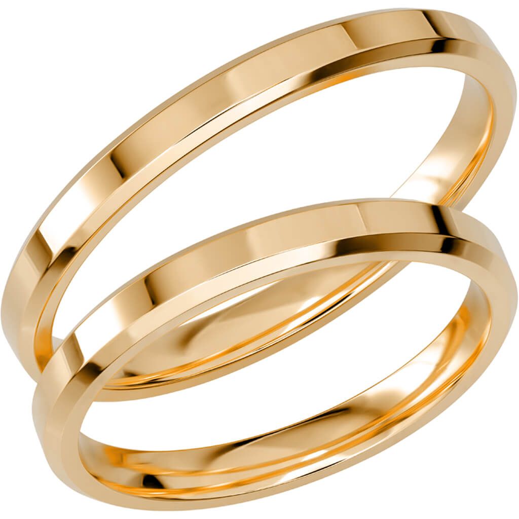 SR1051 - Slät ring i rödguld