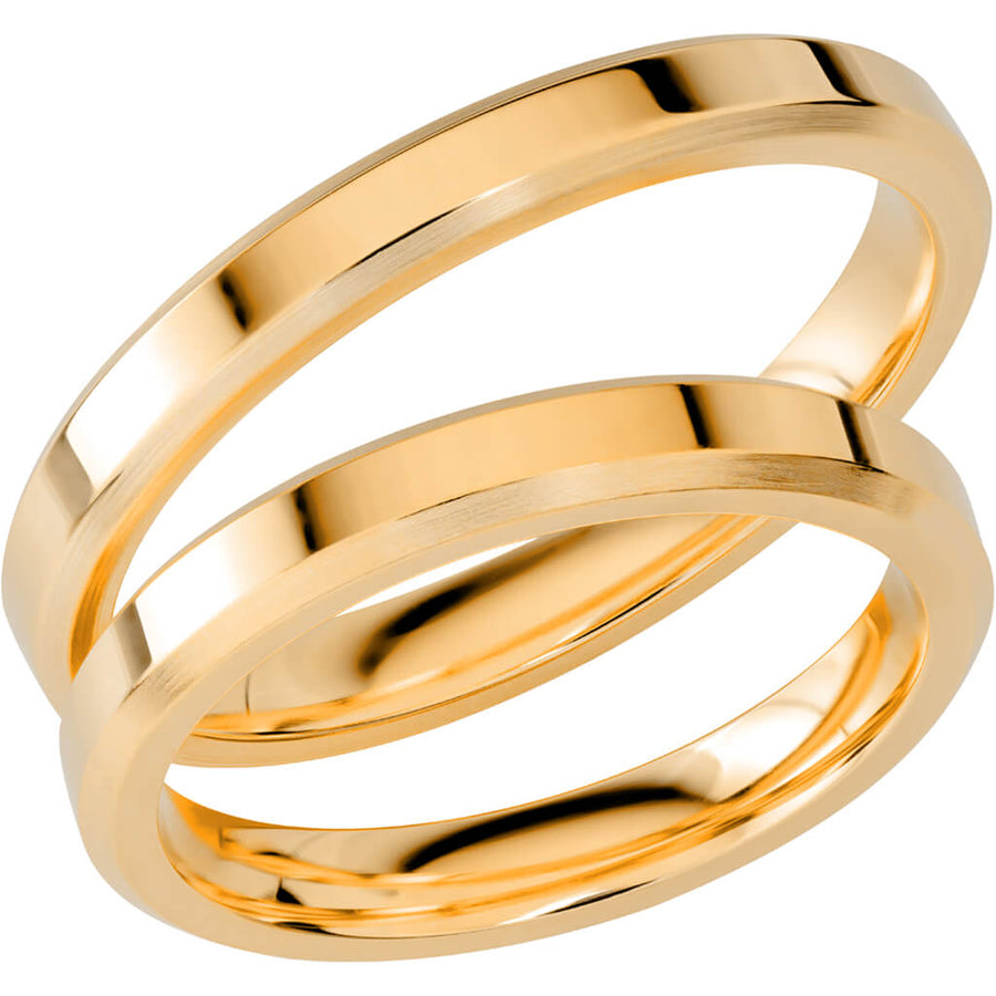 SR1052 - Slät ring i rödguld