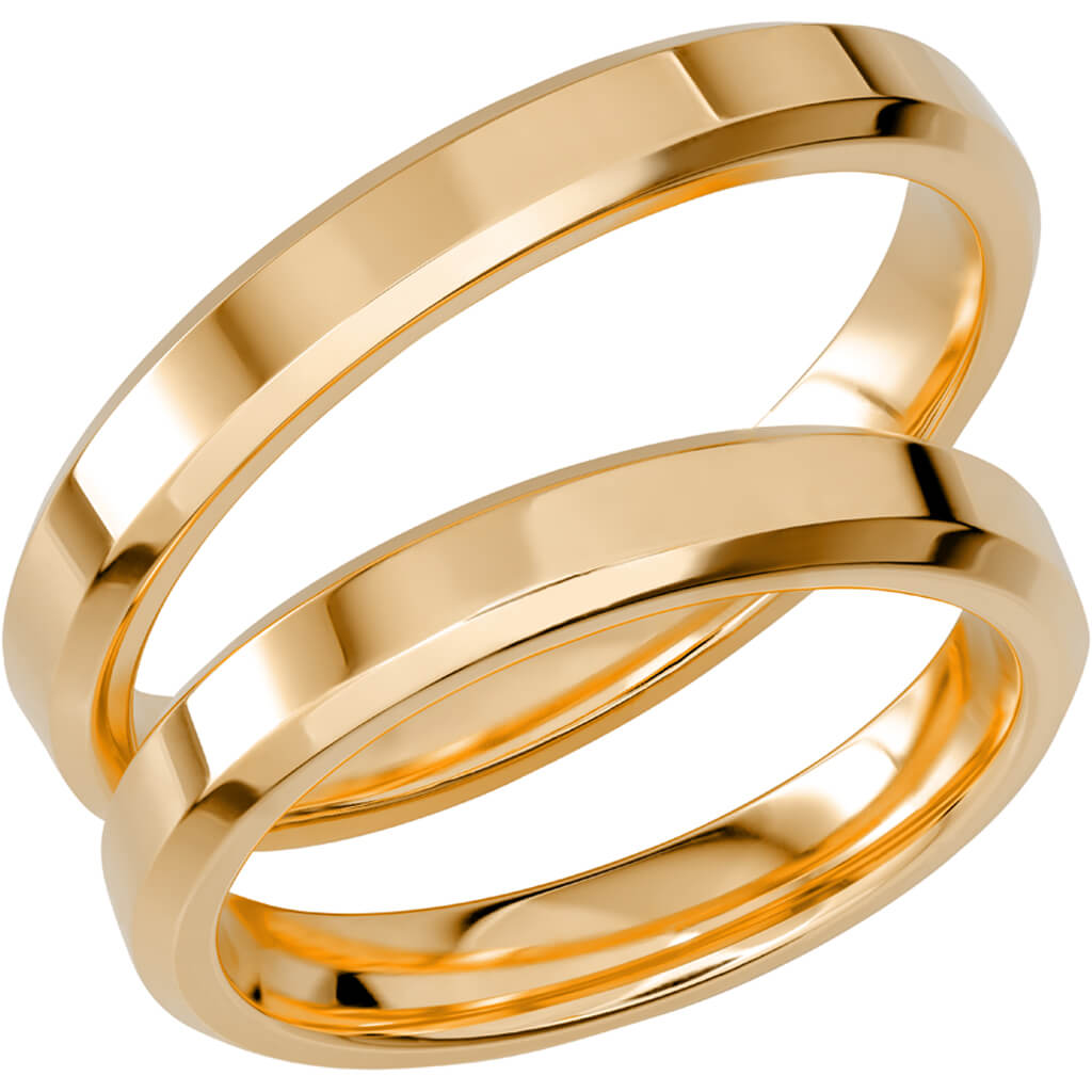 SR1053 - Slät ring i rödguld