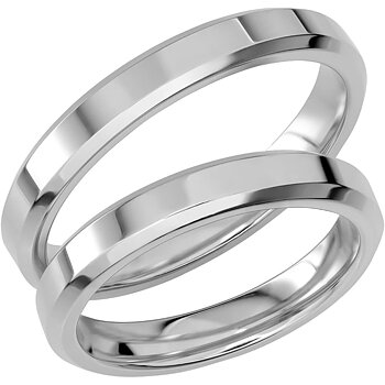 SR1053 - Slät ring i vitguld