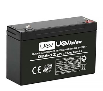 UOVision 6V / 12AH  battery