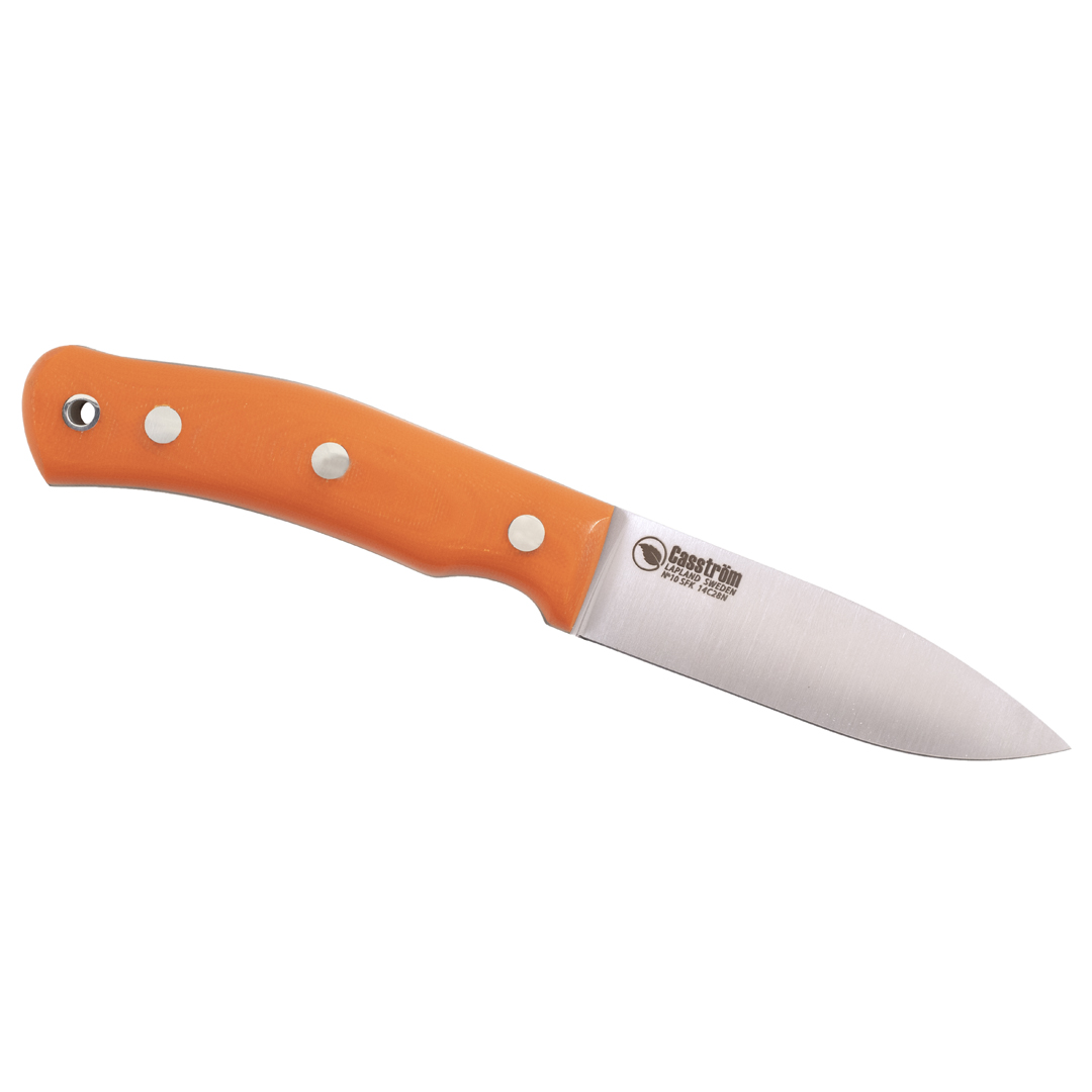 Casstrom No.10 Swedish Forest Knife, Orange G10, Stainless Casstrom No.10 Swedish Forest Knife, Orange G10, Stainless
