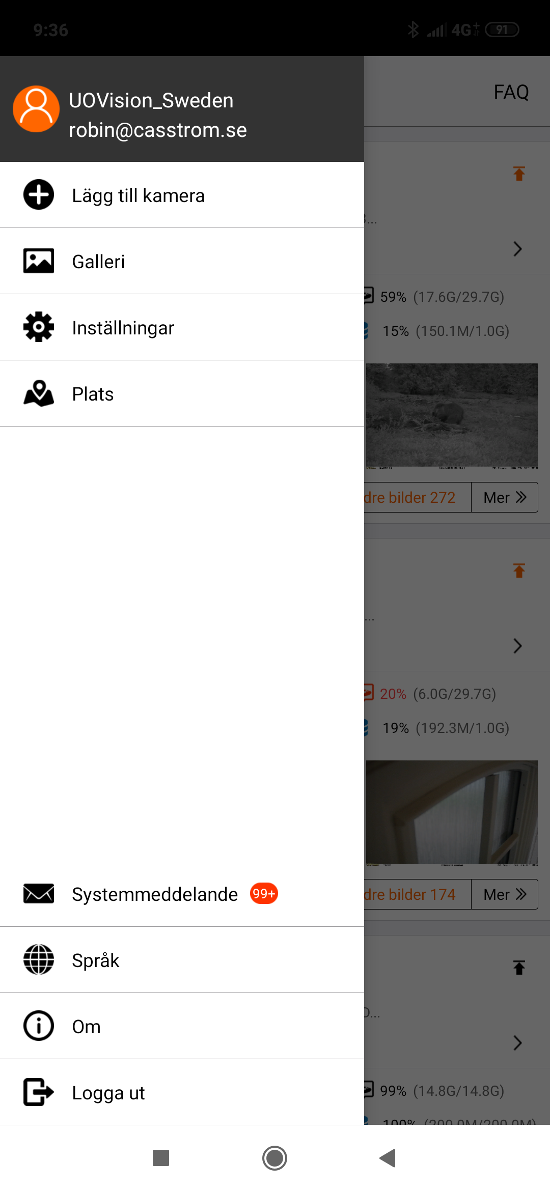 UOVision Select LTE-S inbyggt SIM-kort Cloud - APP  Övervakningskamera - 10