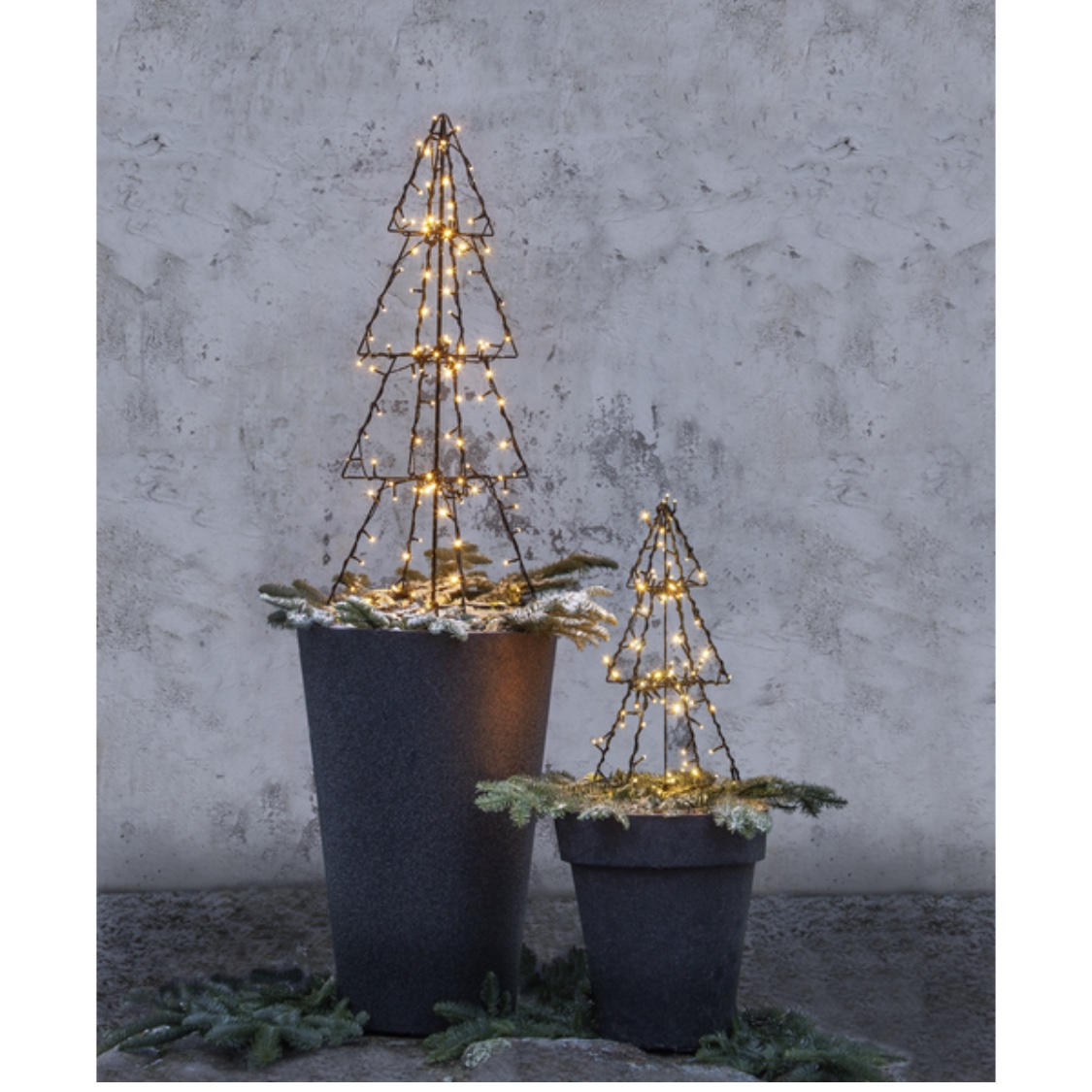 Gran utomhusbelysning stor 90 cm