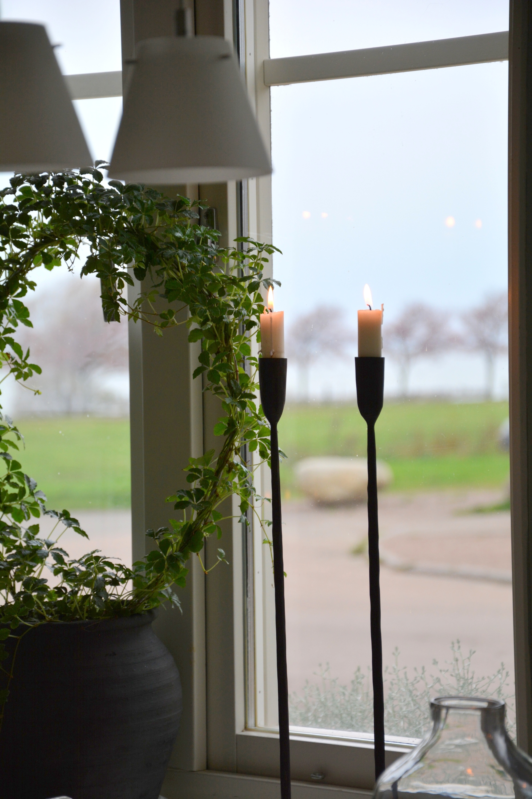 Ljusstake Thor svart smide 50 cm M - 4