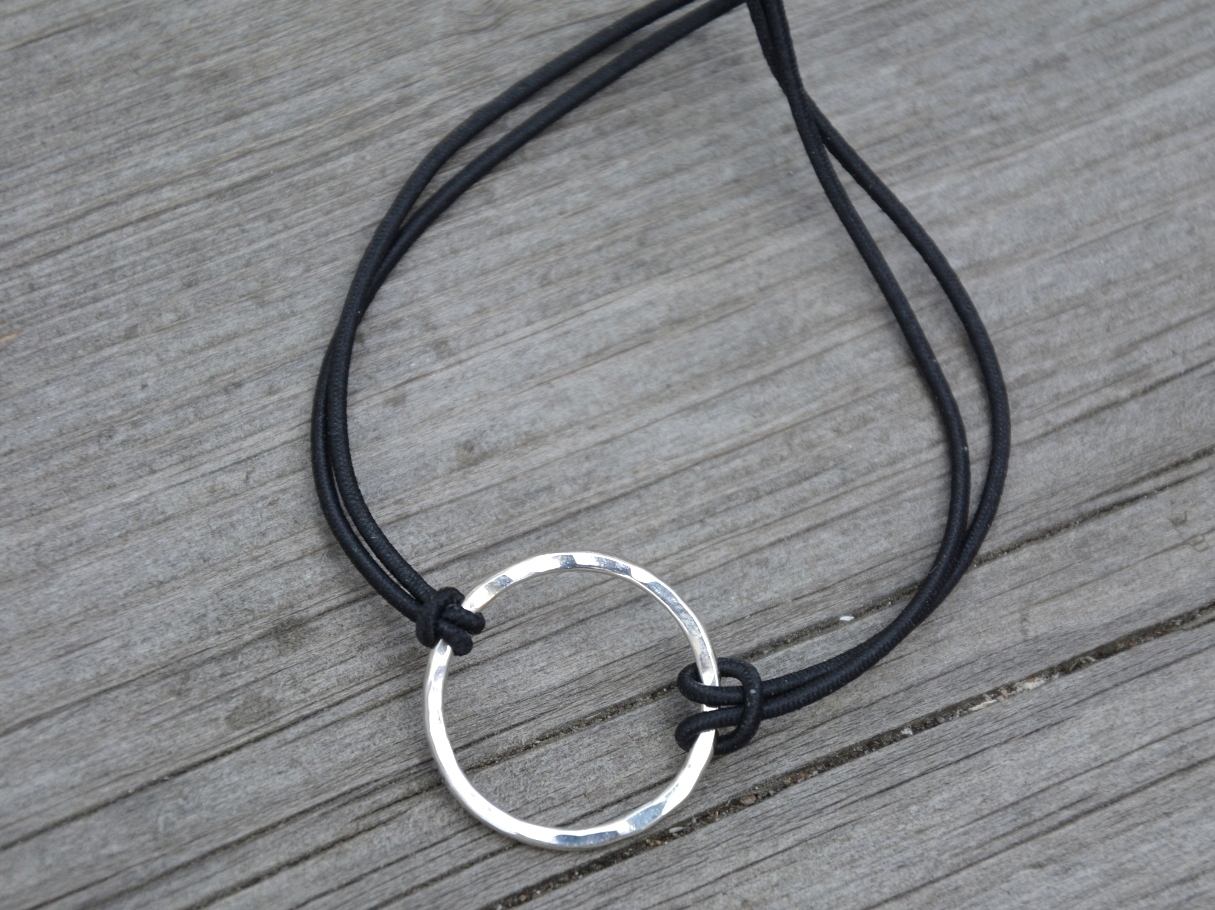 Armband soft cirkel äkta silver