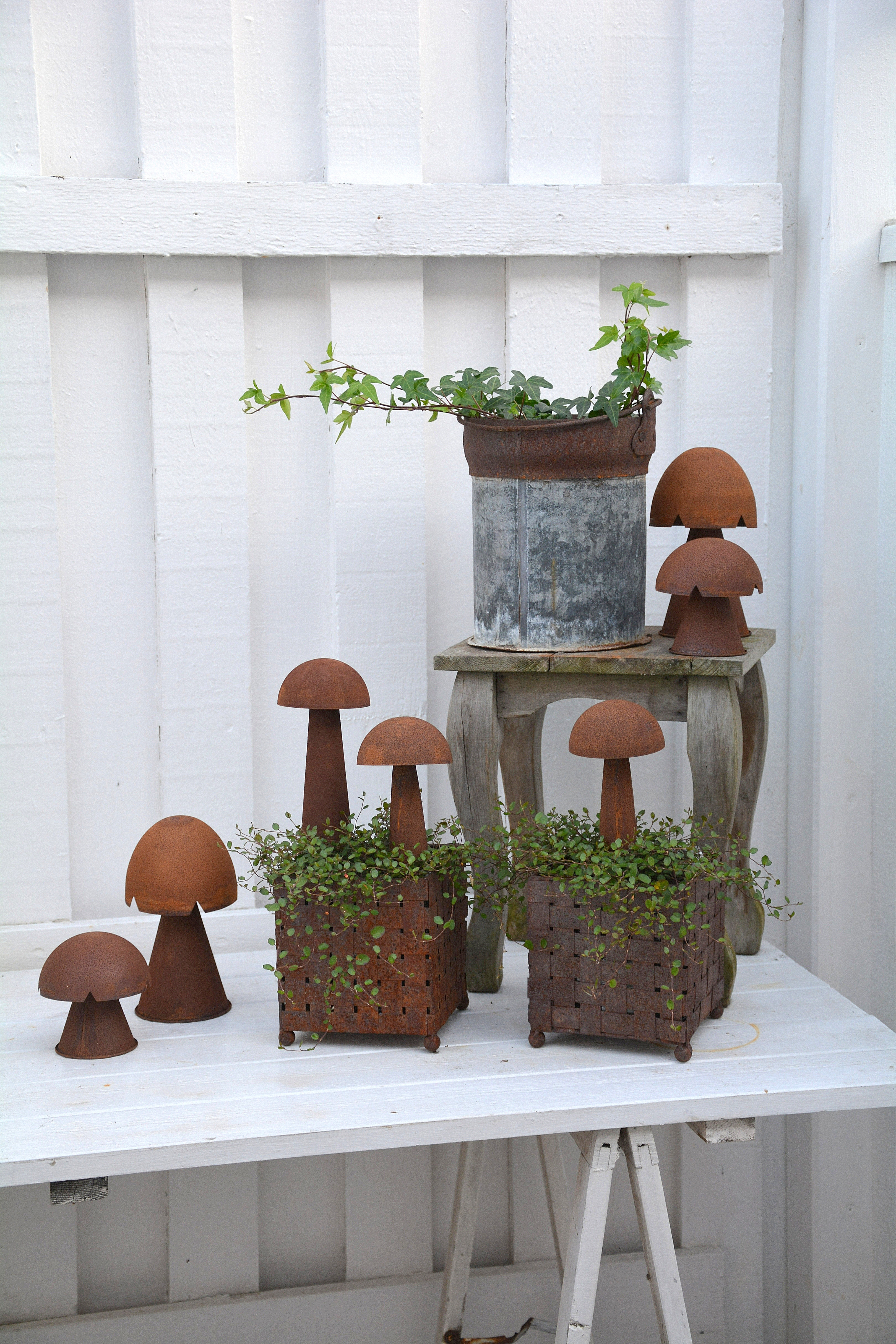 Rostig svamp på pinne mellan 18 / 28 cm