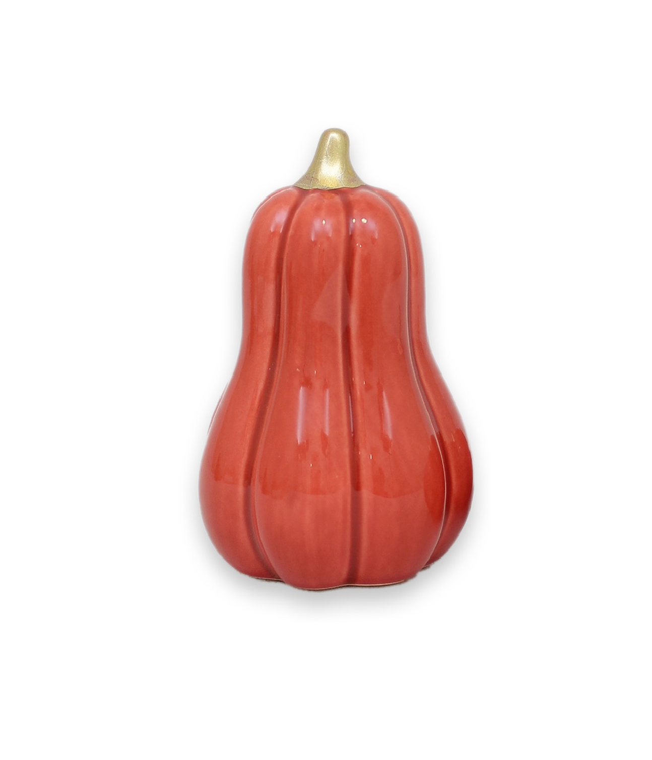 Pumpa orange mellan hög 9,2 cm keramik
