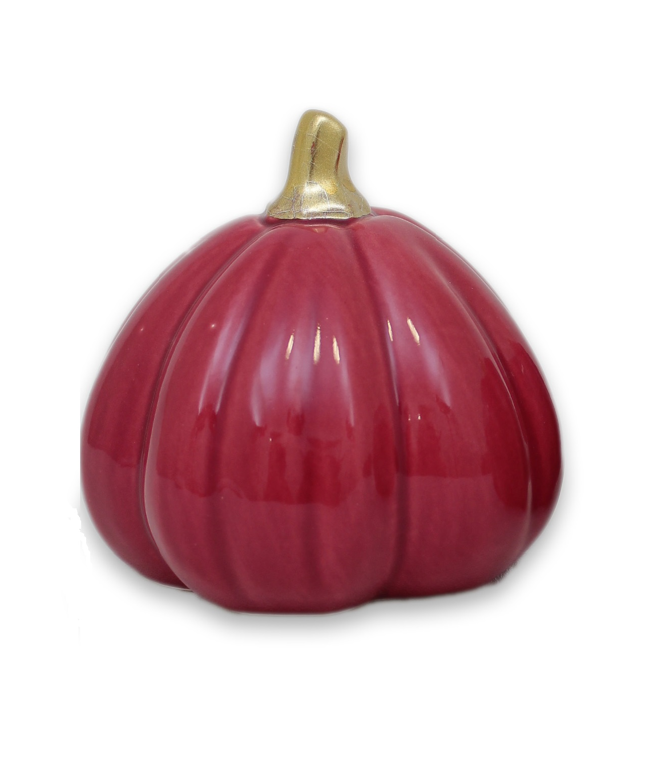 Pumpa hallon stor toppig 9,5 cm keramik