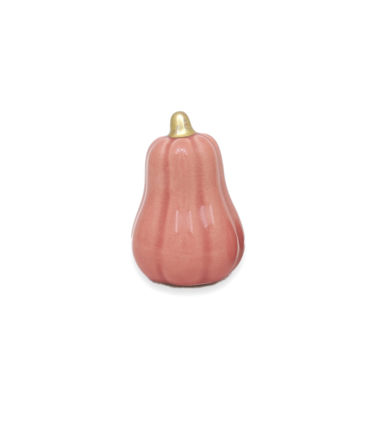 Pumpa rosa liten hög 6,5 cm keramik