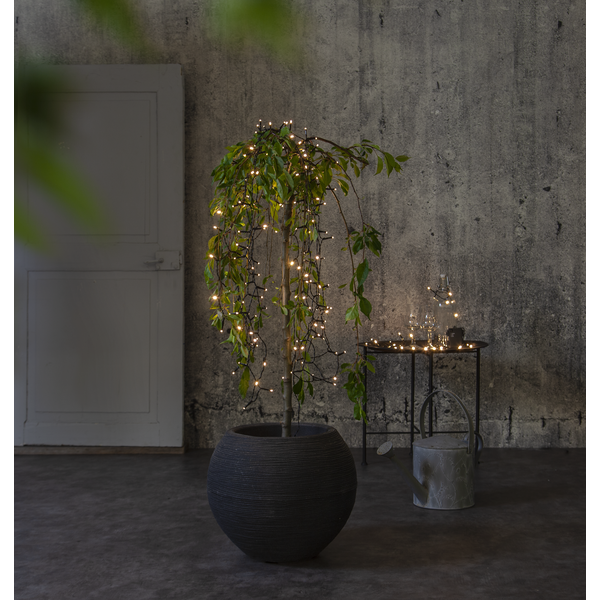 Ljusslinga Akku med timer 5,6 m / 80 ljus. Utomhus