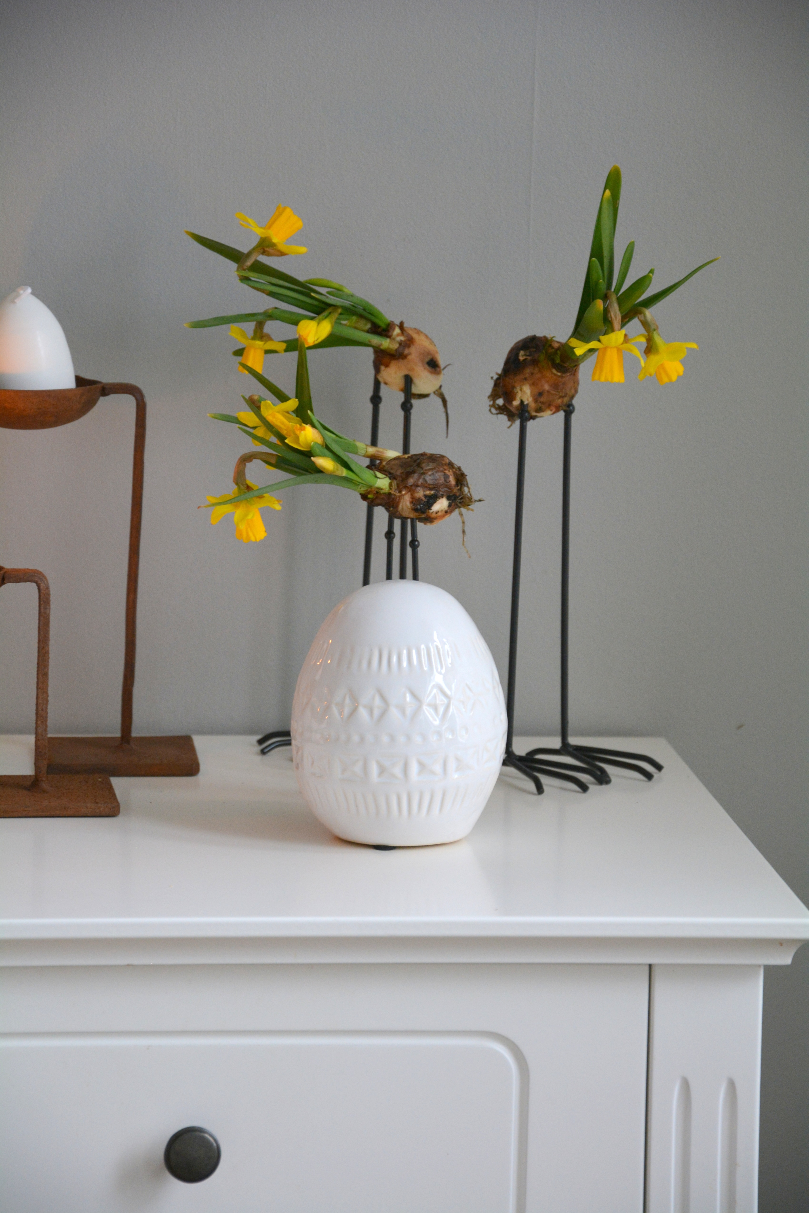 Ägg i keramik 11 cm. Majas Cottage Bohemian egg