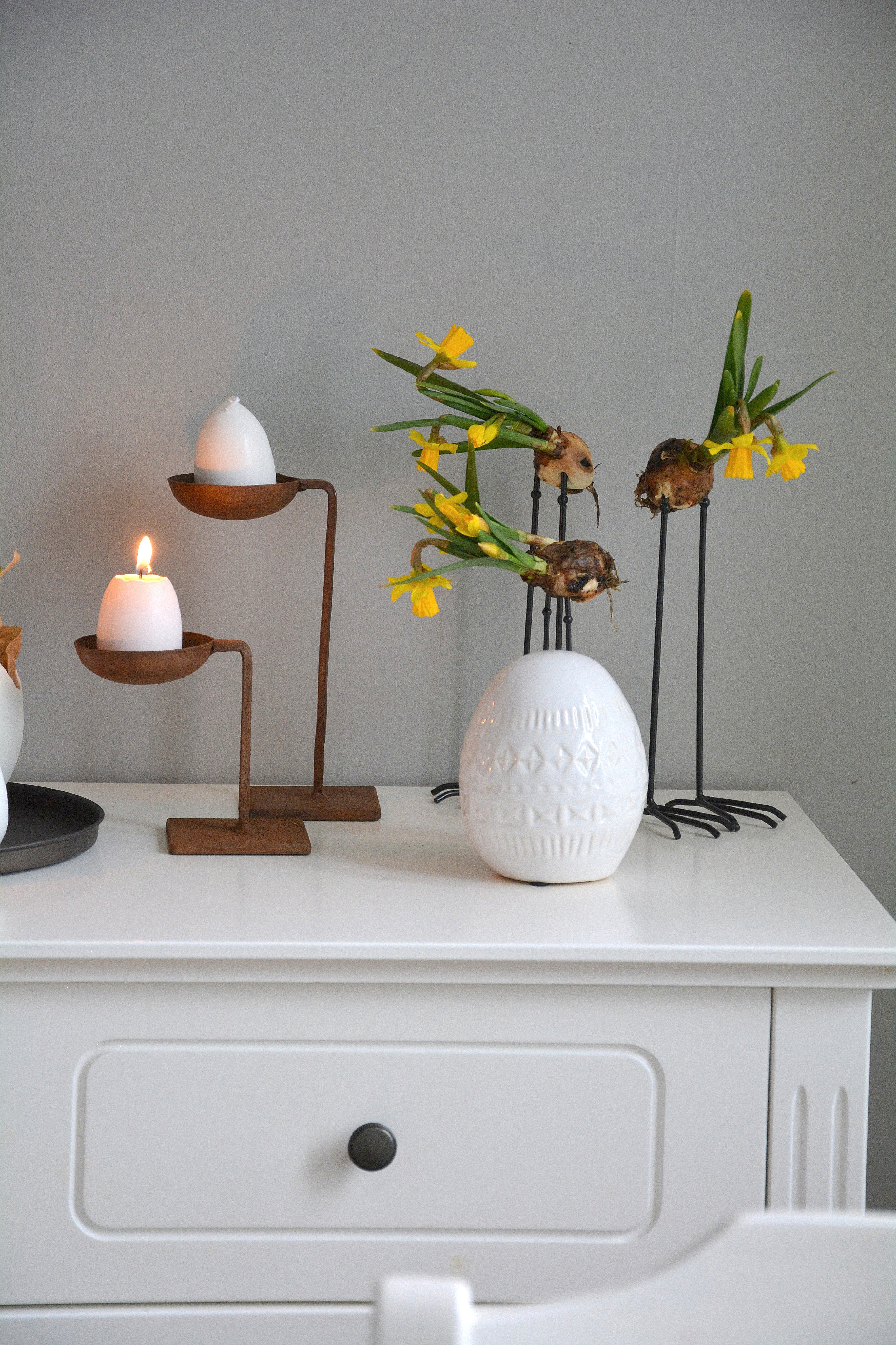 Ägg i keramik 11 cm. Majas Cottage Bohemian egg - 4