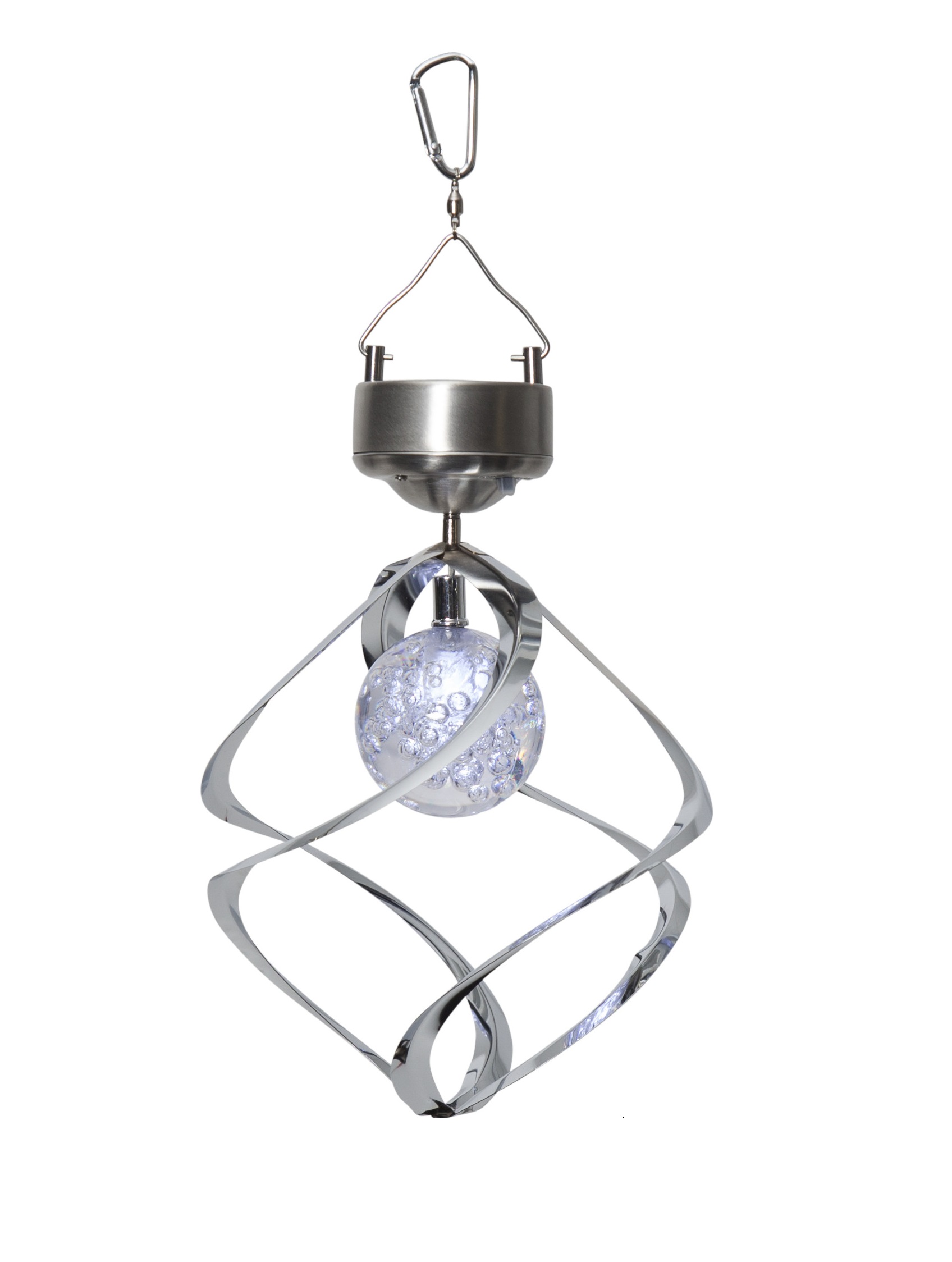 Vindspel med solcellsbelysning boll - 3