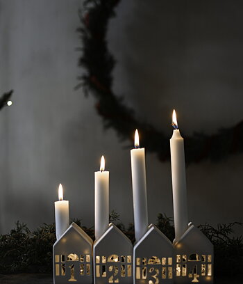 Adventsljusstake Staden 28 cm