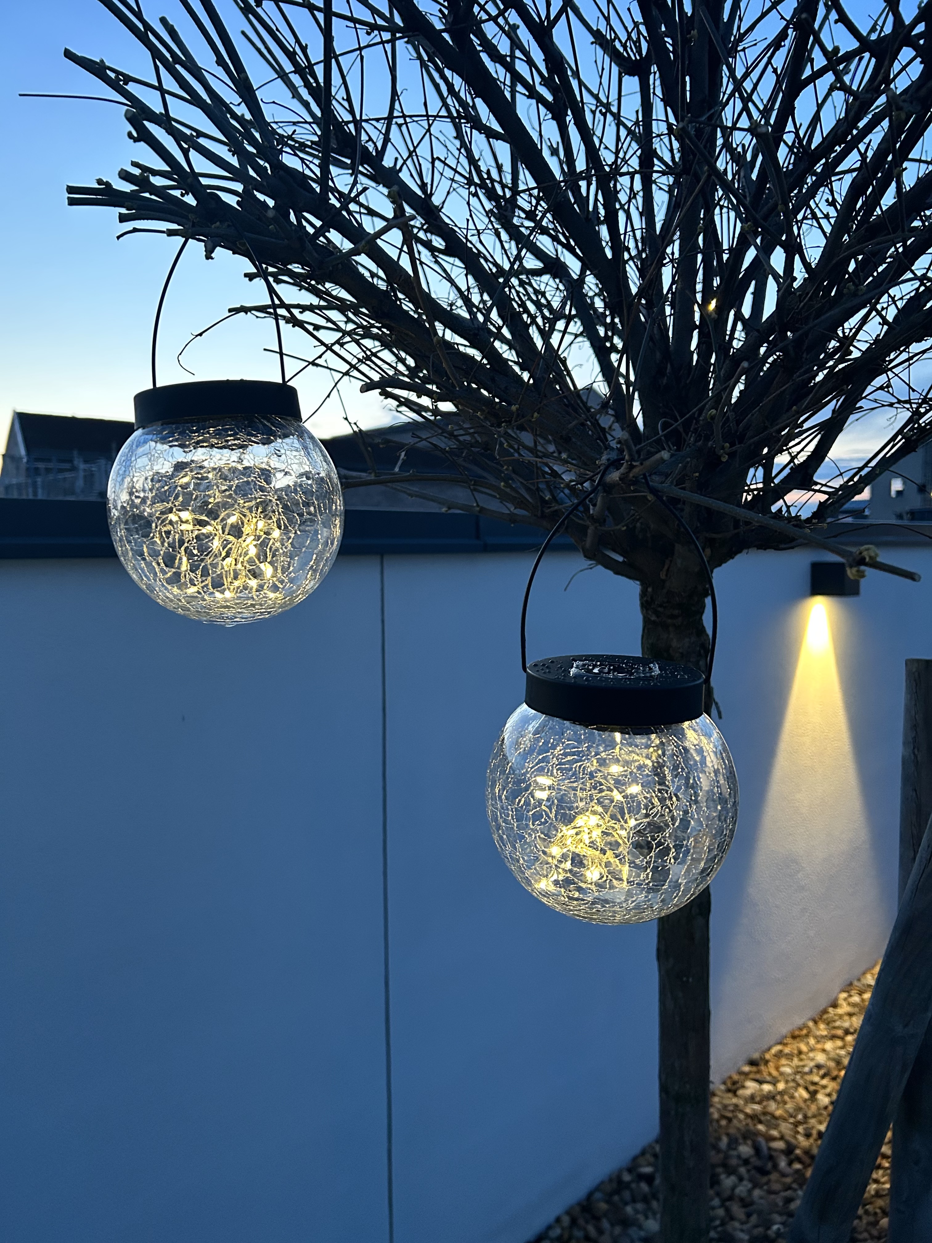 Hängande solcellslampa Glory 12 cm