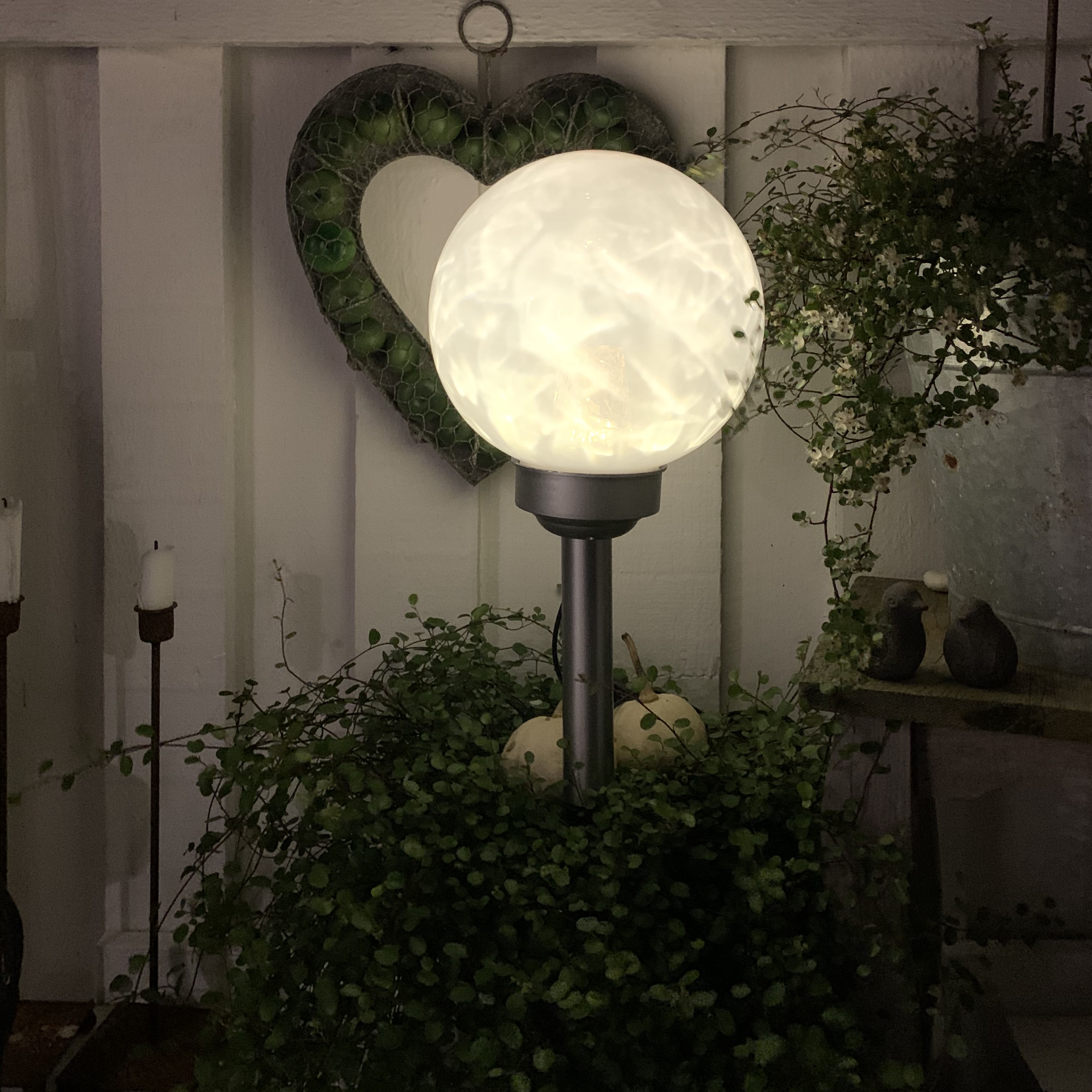 Solcellslampa Luna 20 cm