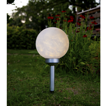 Solcellslampa Luna 20 cm