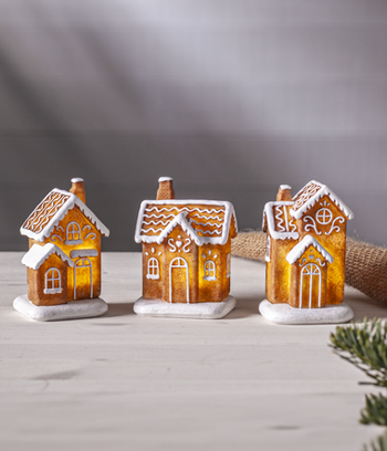 Pepparkakshus med batteri och timer Nr 2