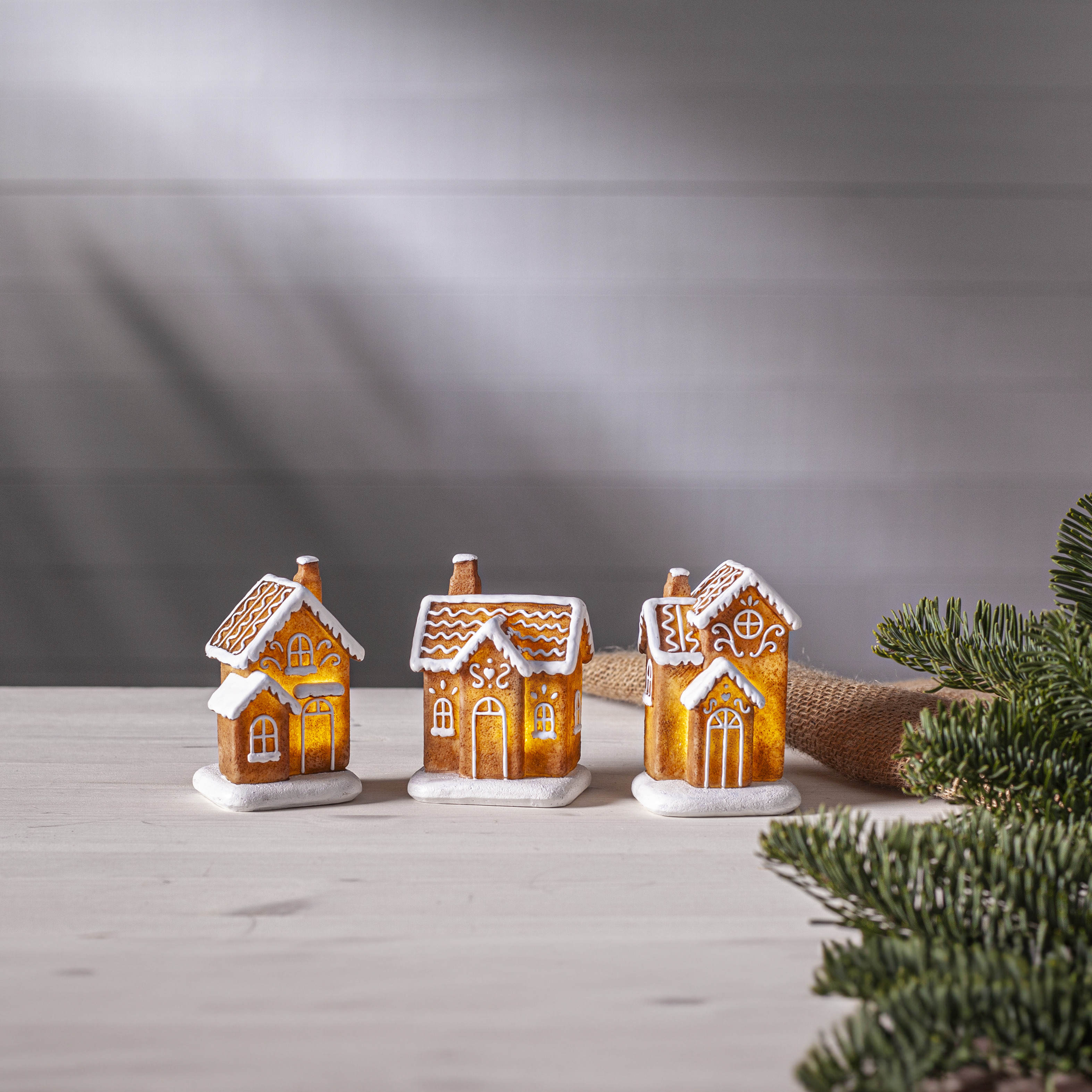 Pepparkakshus med batteri och timer Nr 2 - 3
