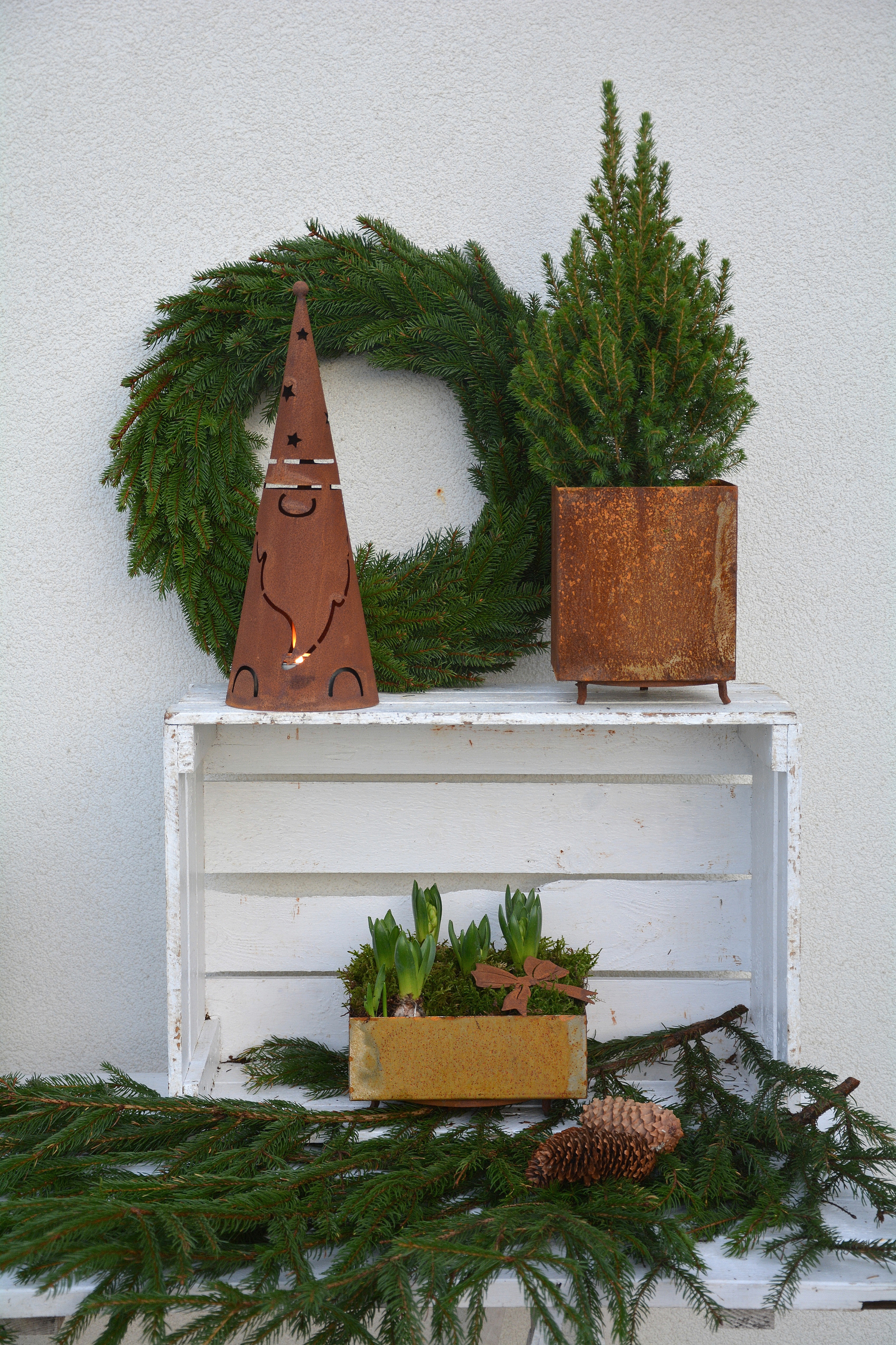 Marschallhållare tomte kon 40 cm - 4