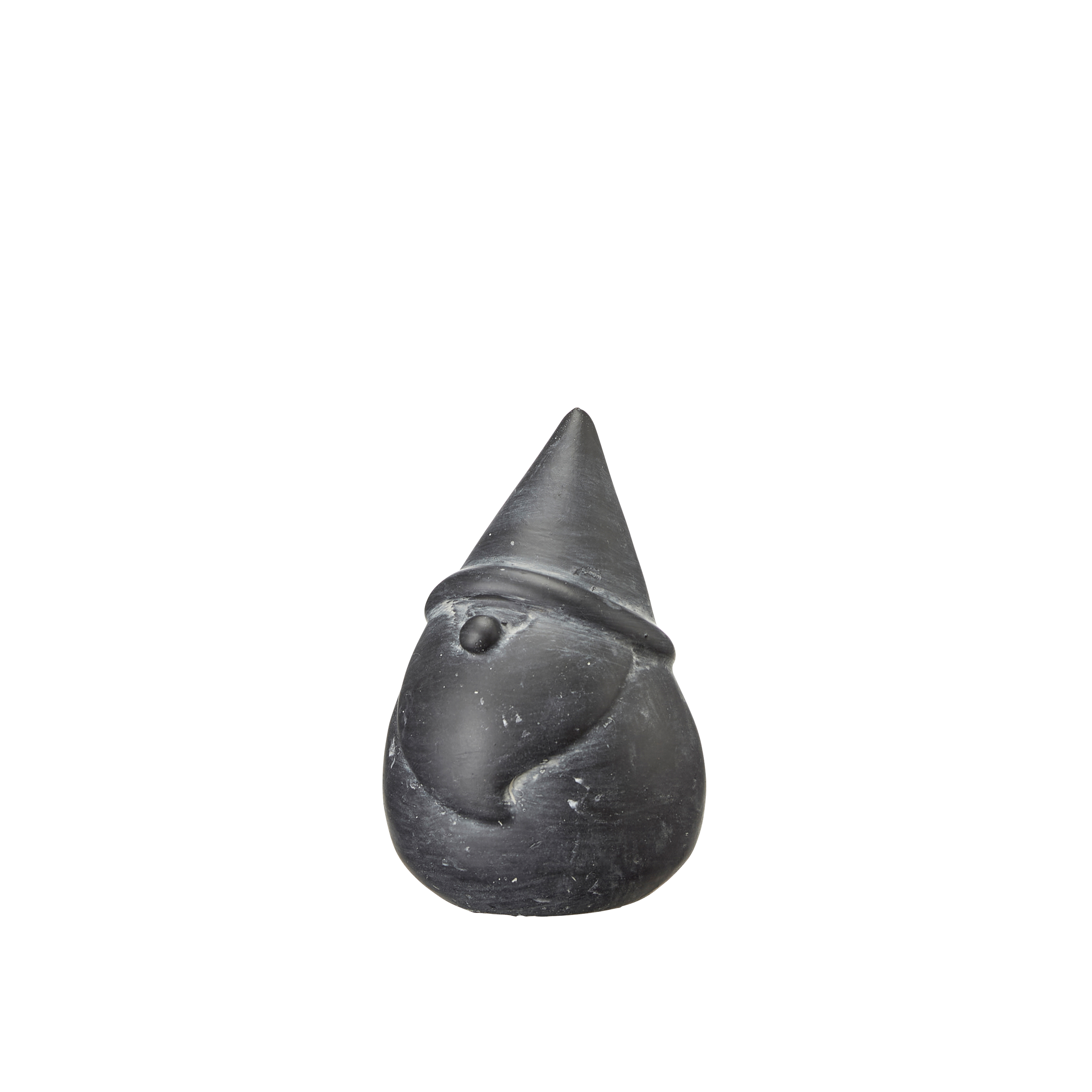 Tomte Aston i betong mörkgrå liten 13 cm - 4