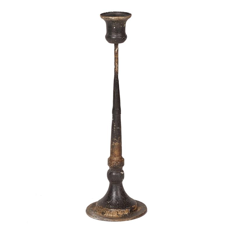 Ljusstake Tias hög 35 cm svart metall  - 4