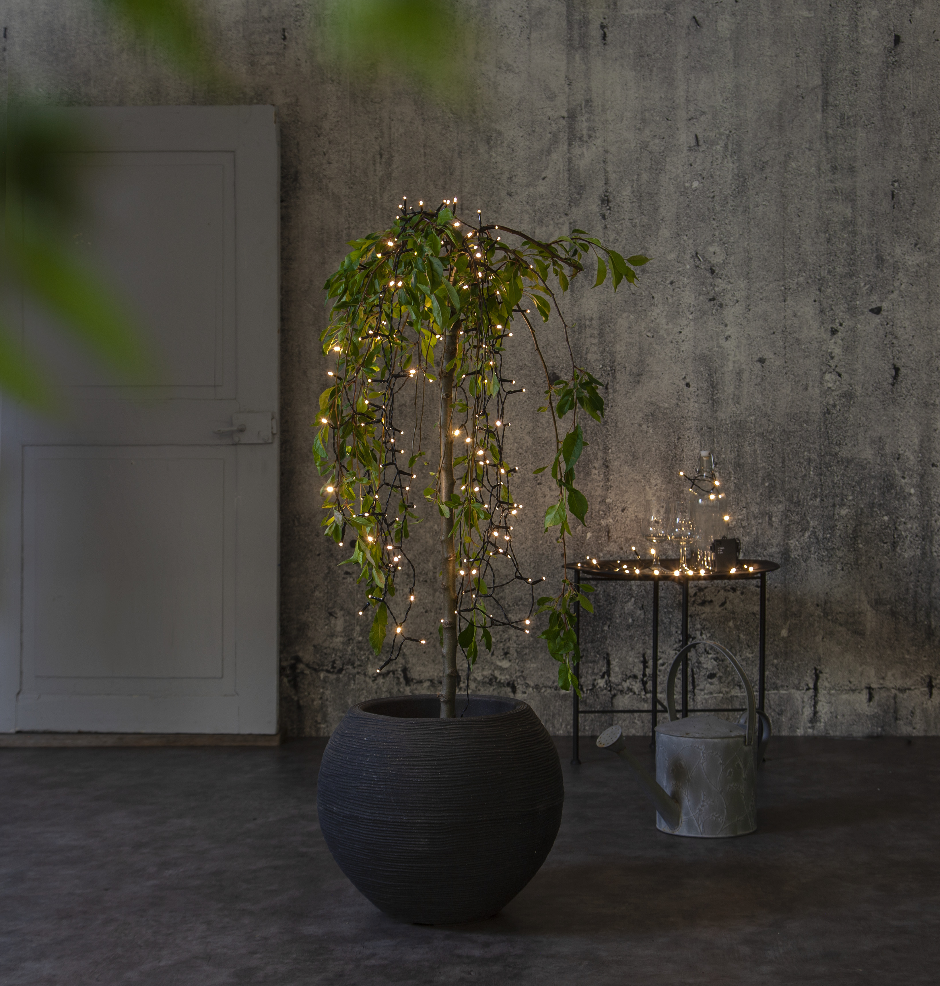 Ljusslinga Akku med timer 11m / 160 ljus. Utomhus - 3