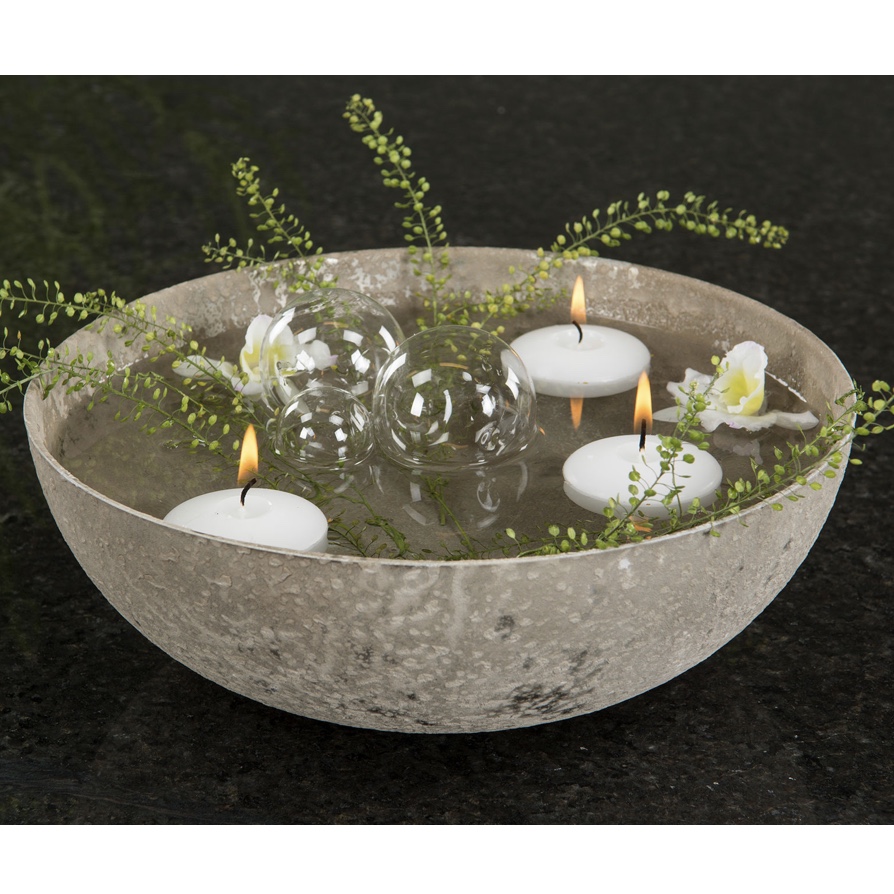 3 st flytande kulor i glas 3 cm. Liten glaskula