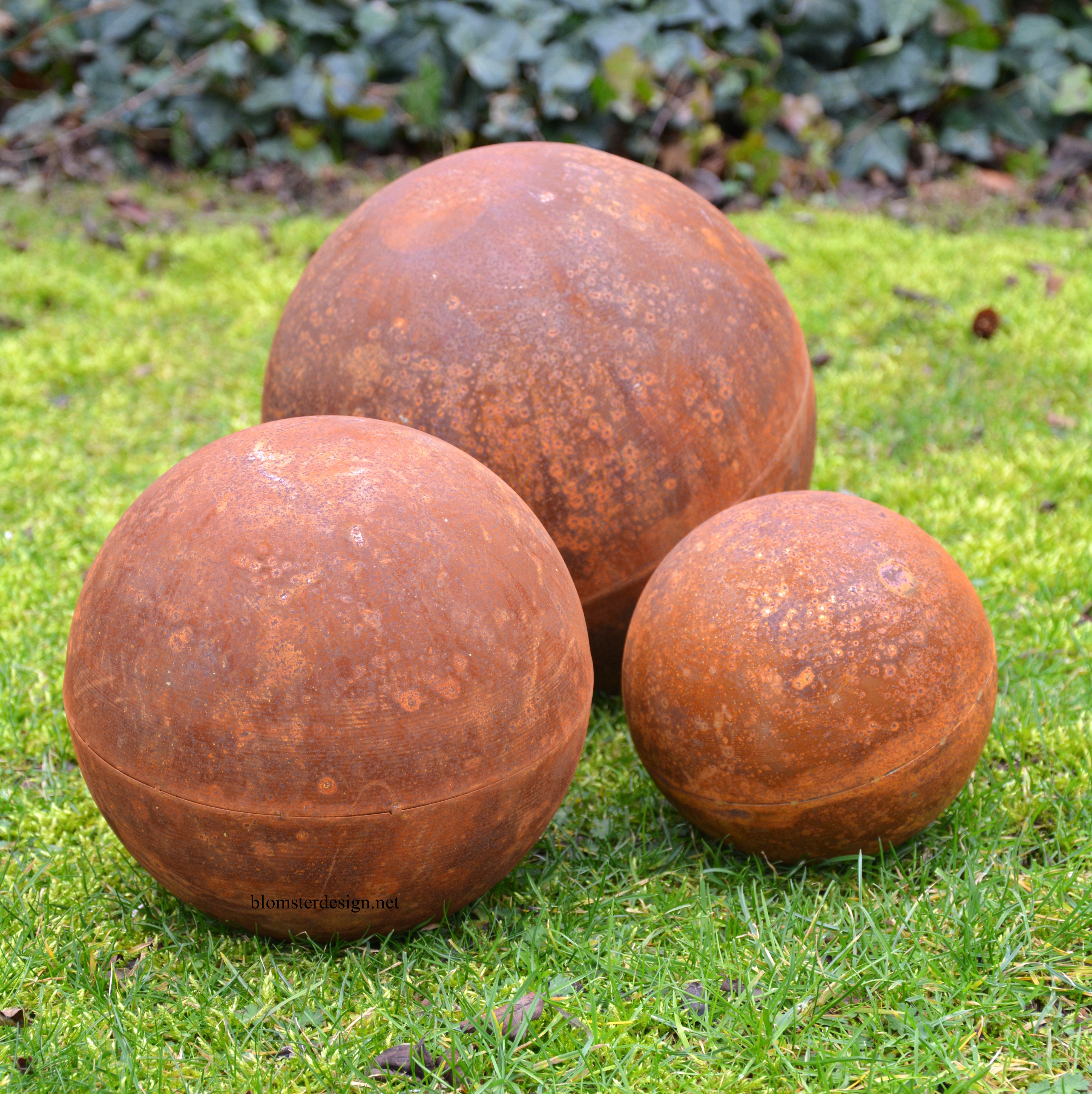 Rostigt klot 25 cm  - 3