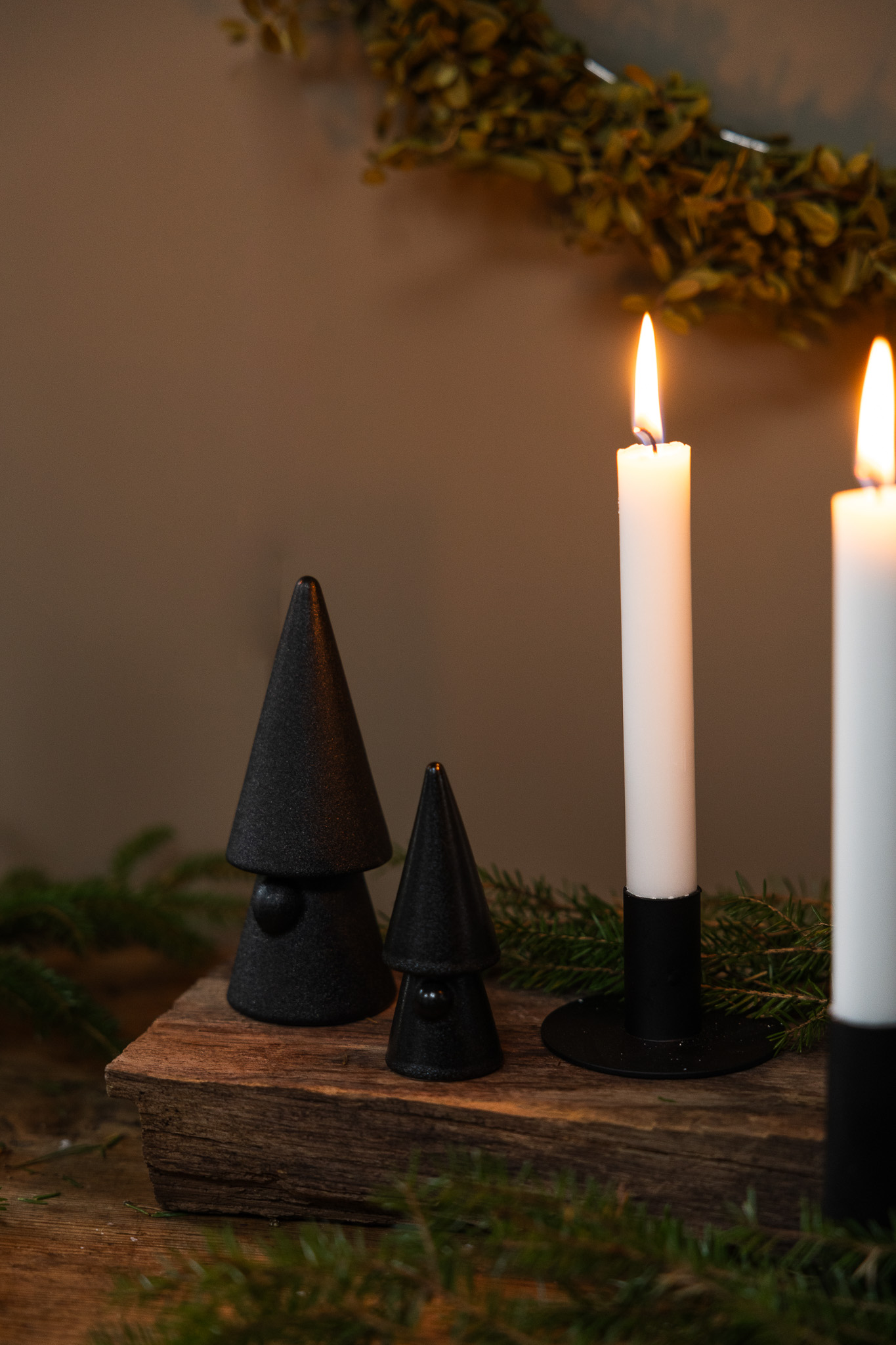 Evert tomte svart liten 10 cm - 3