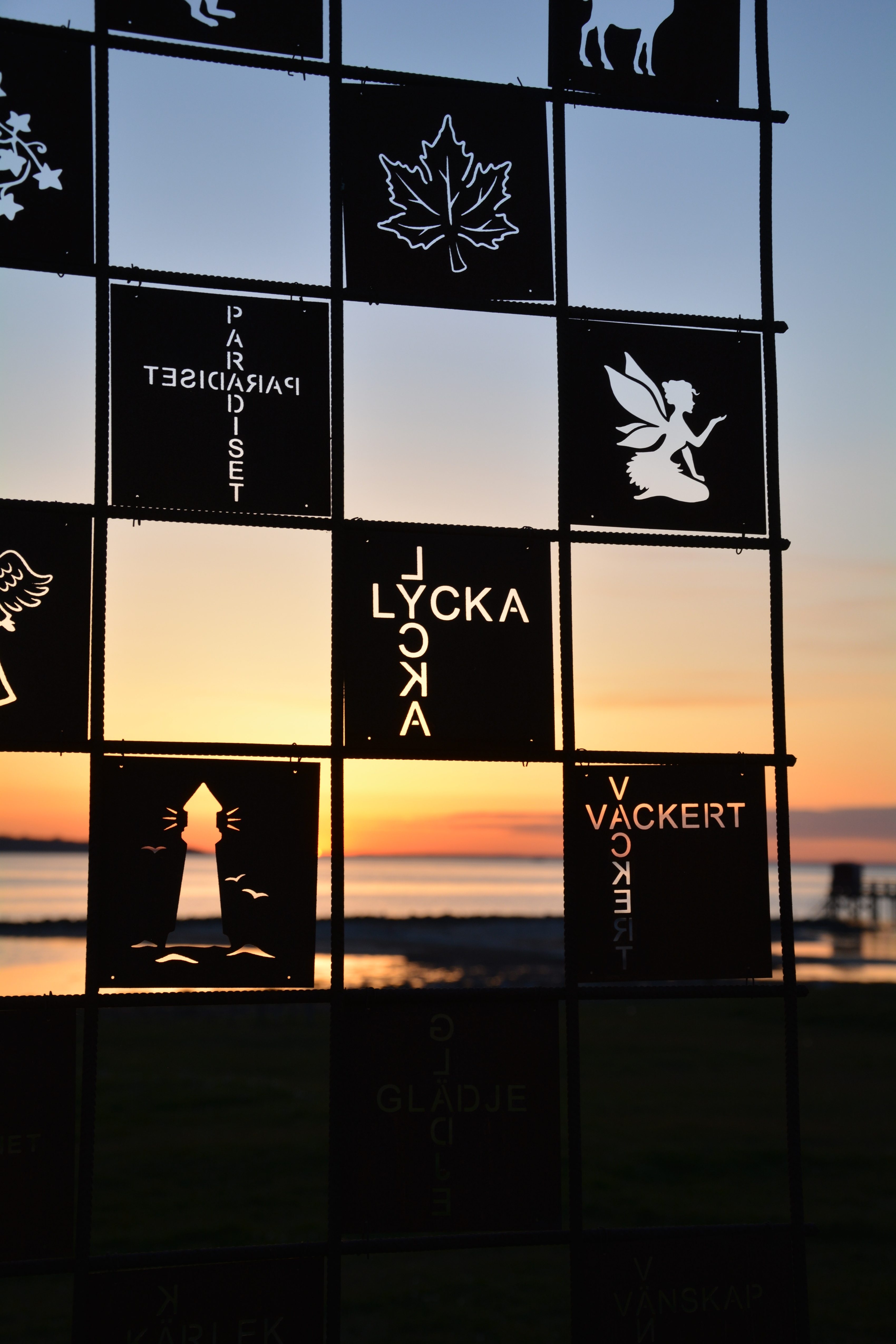 Rostig skylt till armeringsnät FYR 14 cm