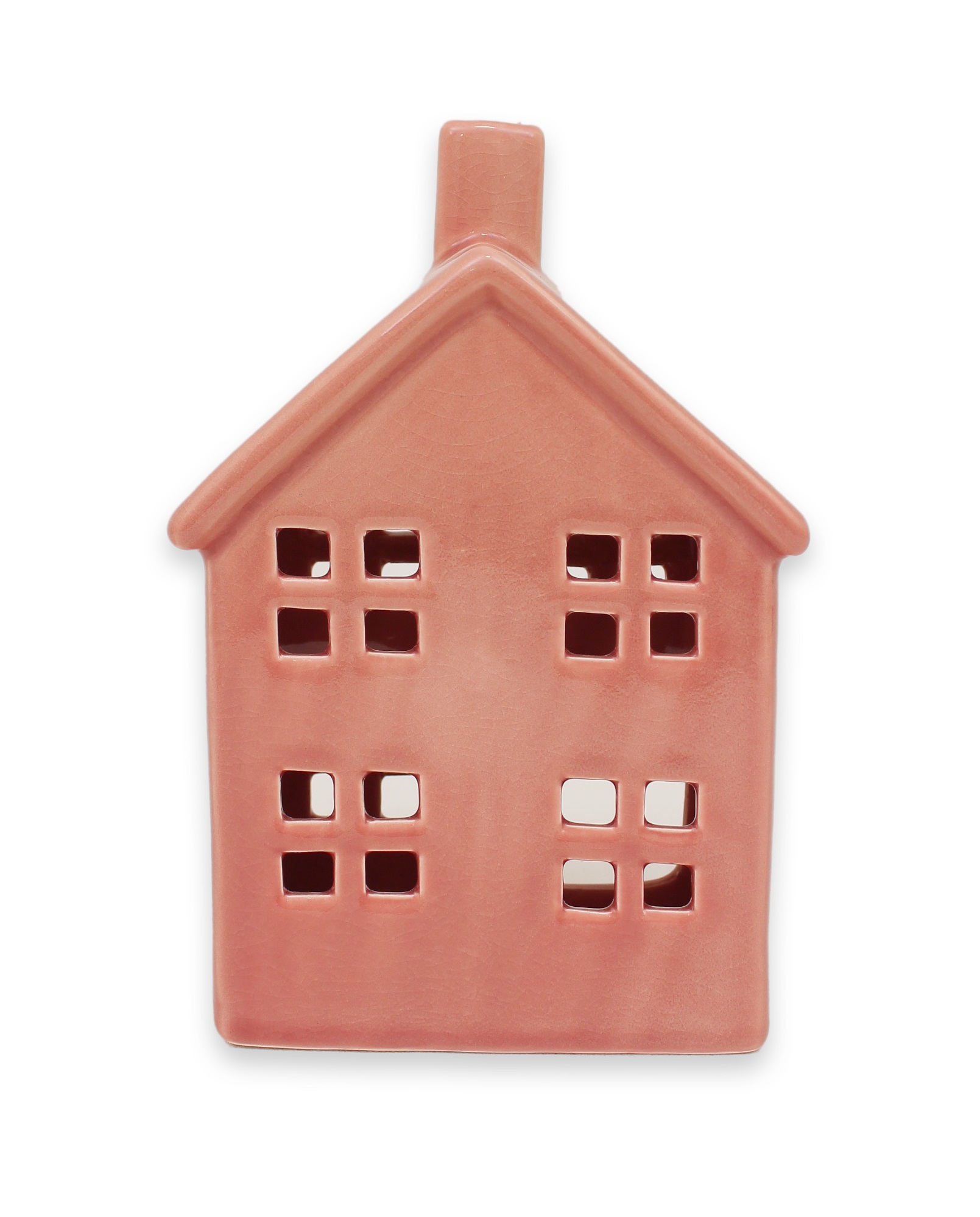 Huslykta rosa keramik stor 19 cm - 3