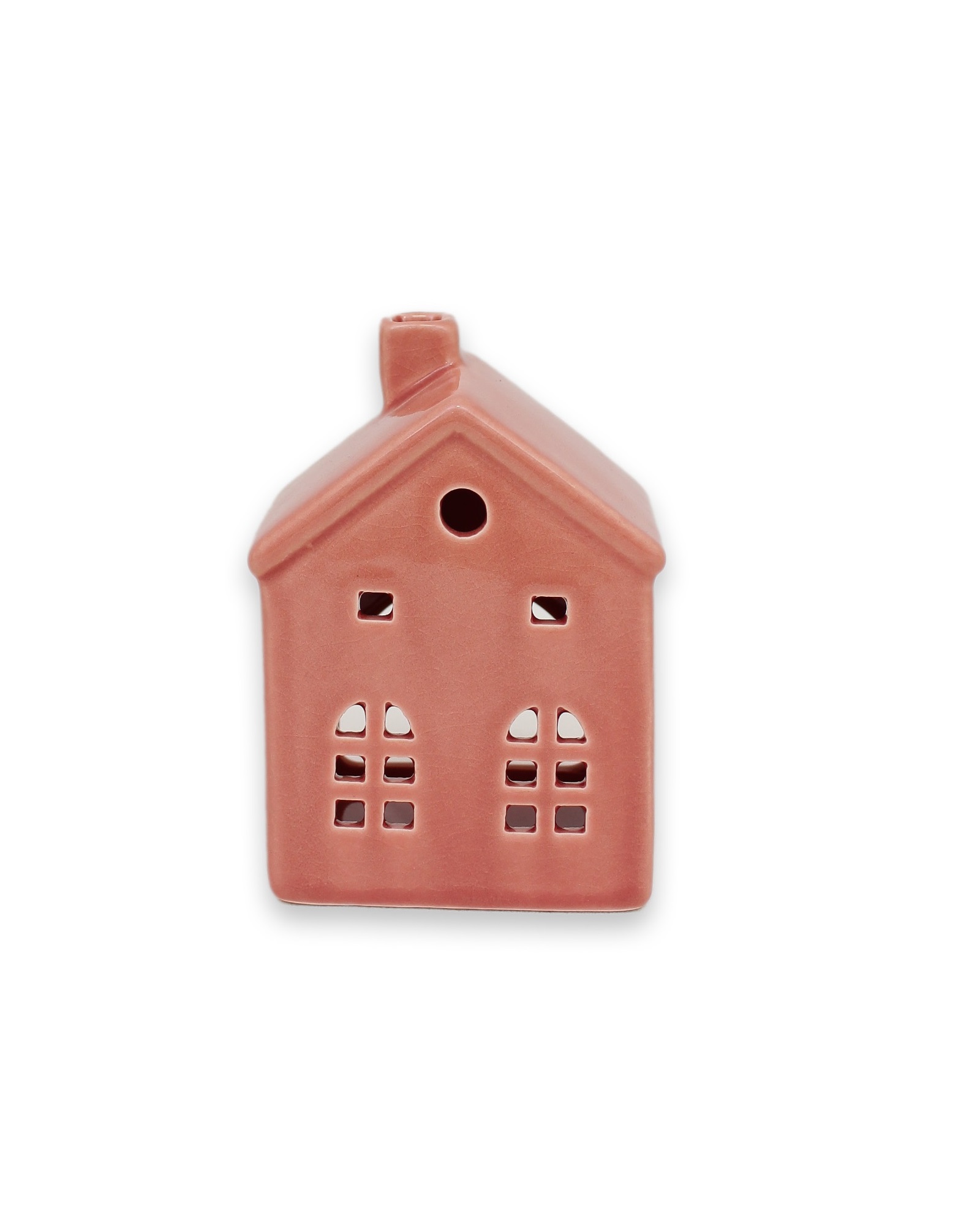 Huslykta rosa keramik liten 11 cm - 3