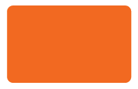 Plastkort Orange 0,76 mm