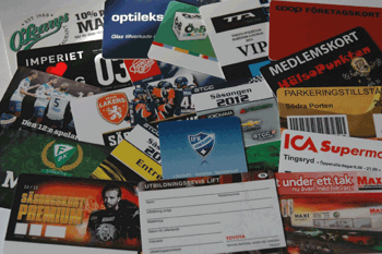 Tryckta plastkort