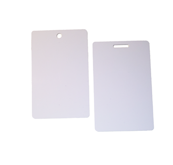 Plastkort, hålat 0,76 mm