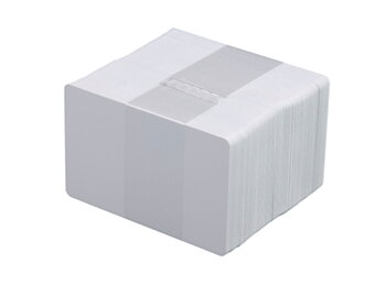 Plastkort vit std 0,76 mm 30-pack