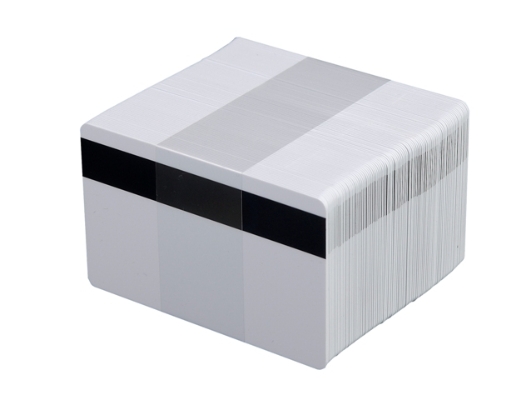 Plastkort vit HiCo 5-pack