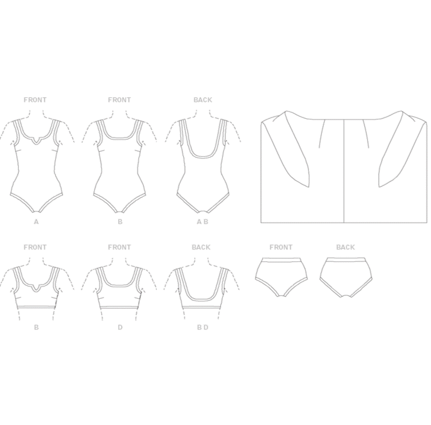 B4526 - Baddräkt, bikini & sarong - 8