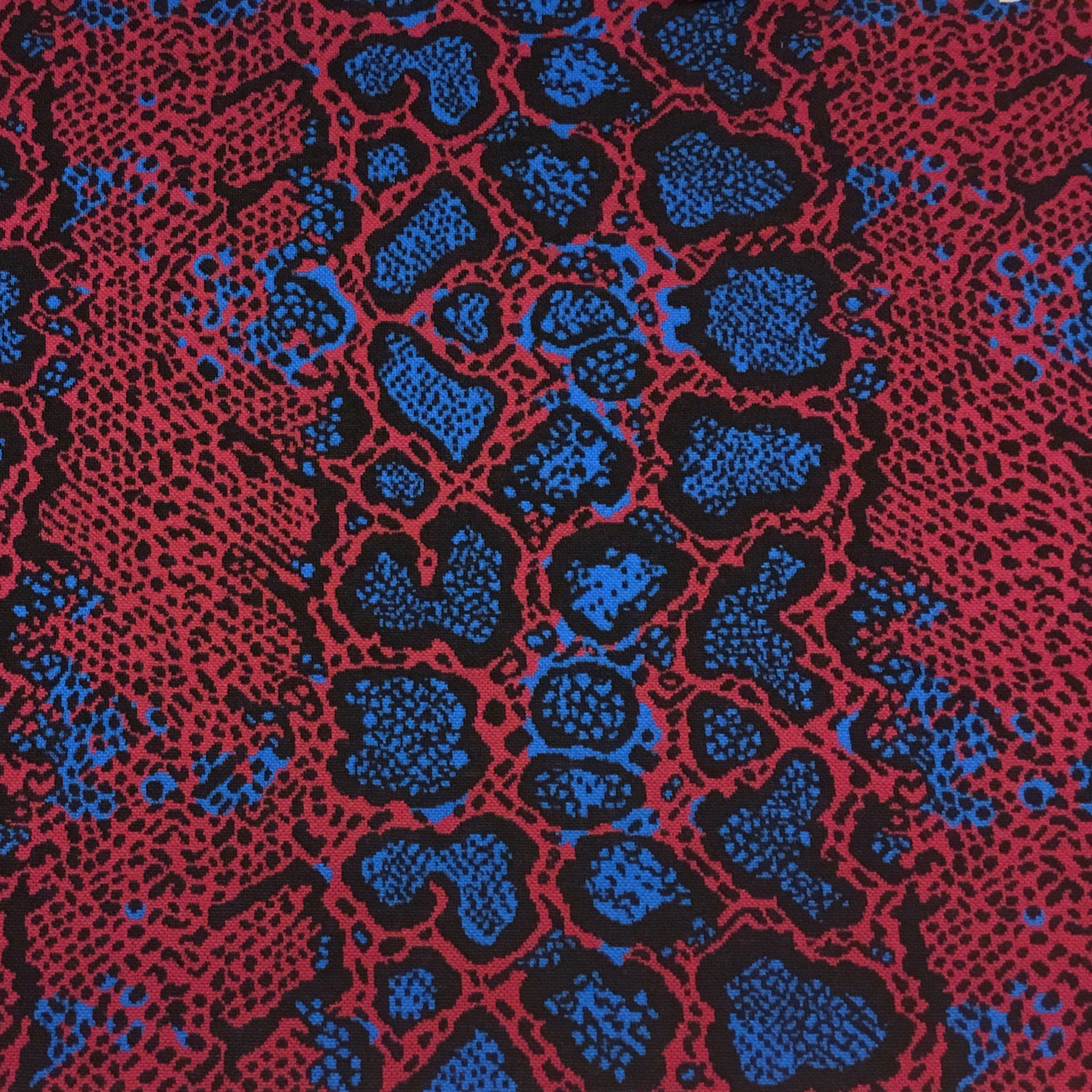 Djurmönstrad jacquard Rosa/Blå MU025