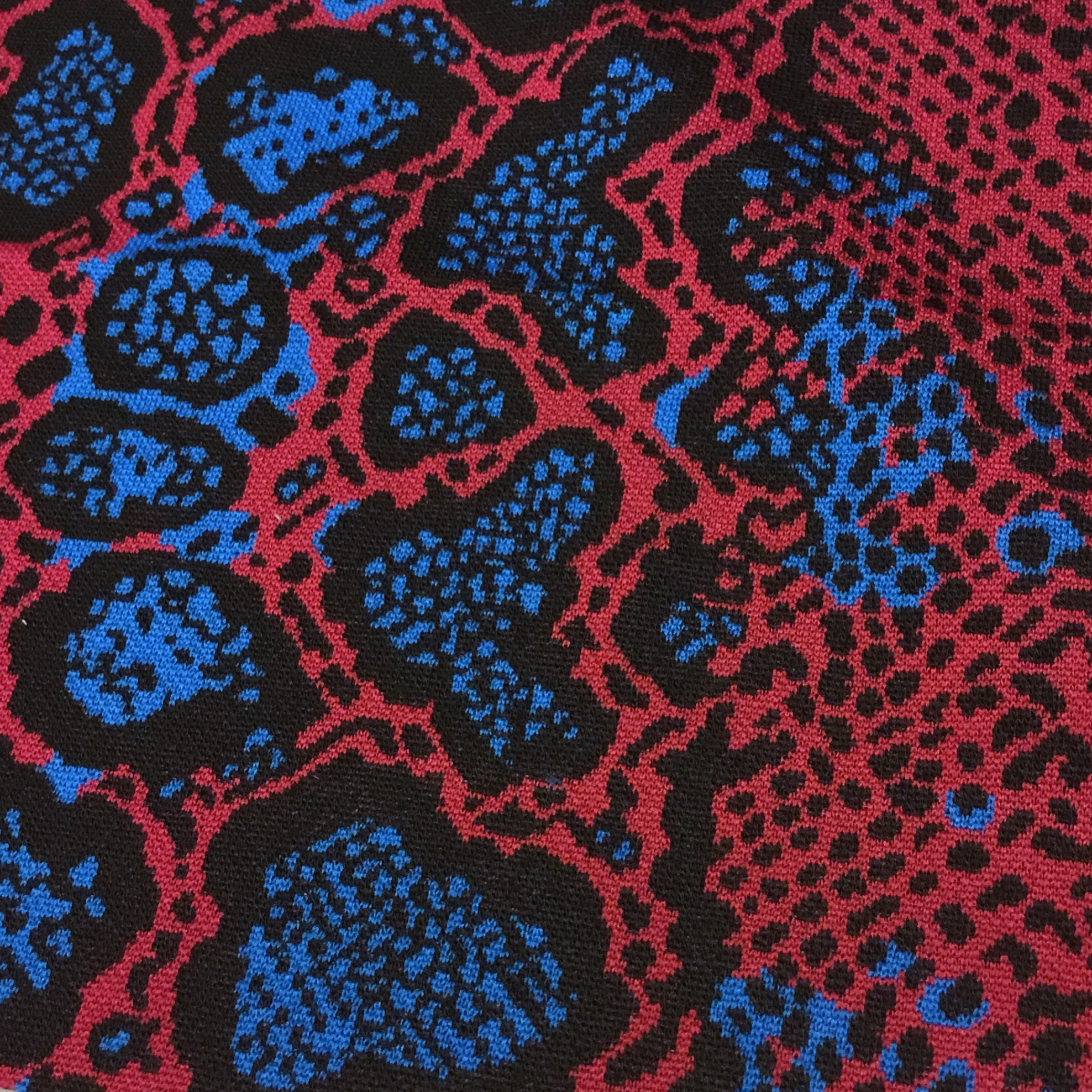 Djurmönstrad jacquard Rosa/Blå MU025 - 4