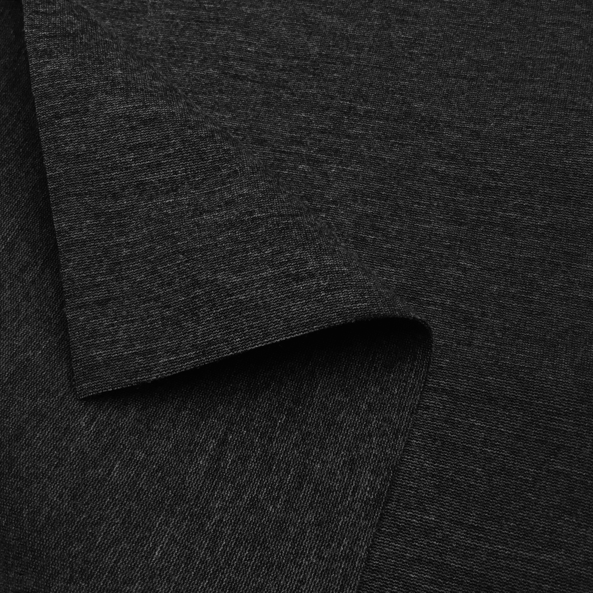Heavy viscose stretch Dark grey melange HE118