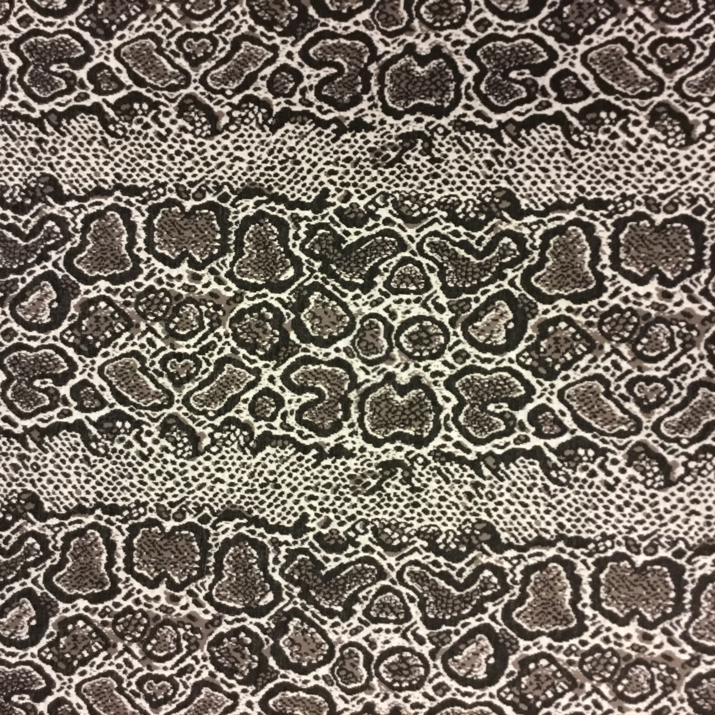 Animal jacquard knit Black/Grey MU025