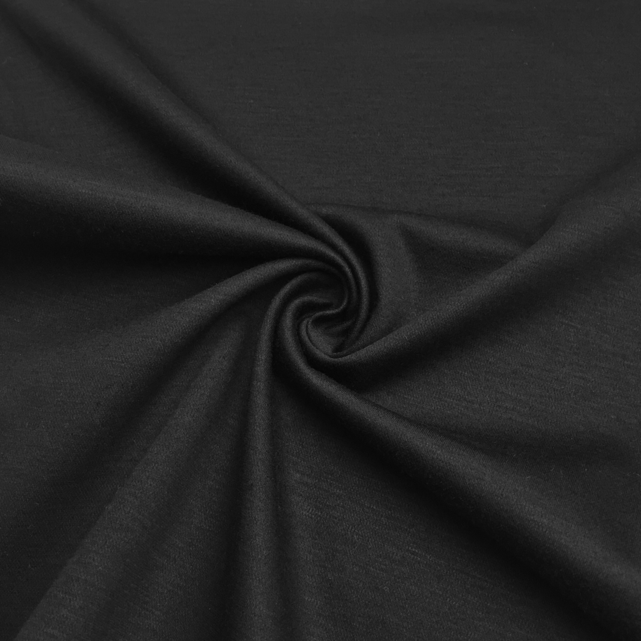 Cotton/viscose jersey Black HK800