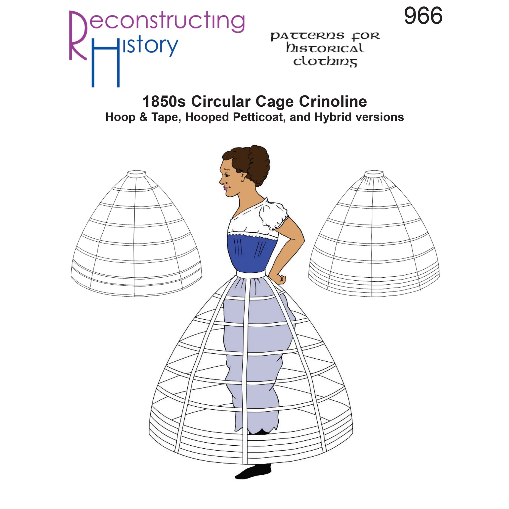 RH1322 — 1932 Coutil Boned Girdle sewing pattern – Reconstructing