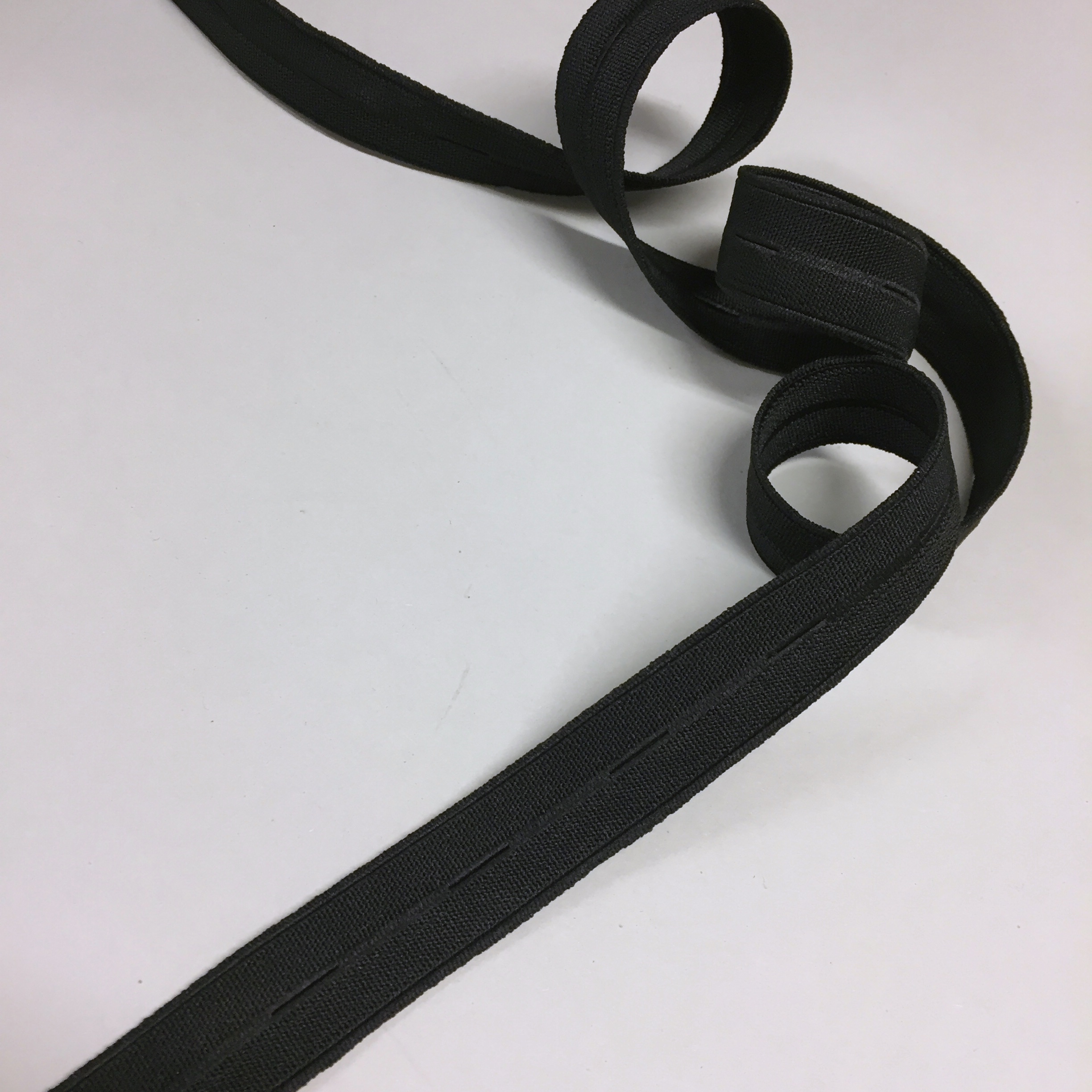 Buttonhole elastic Black 20mm - MT386 - 3