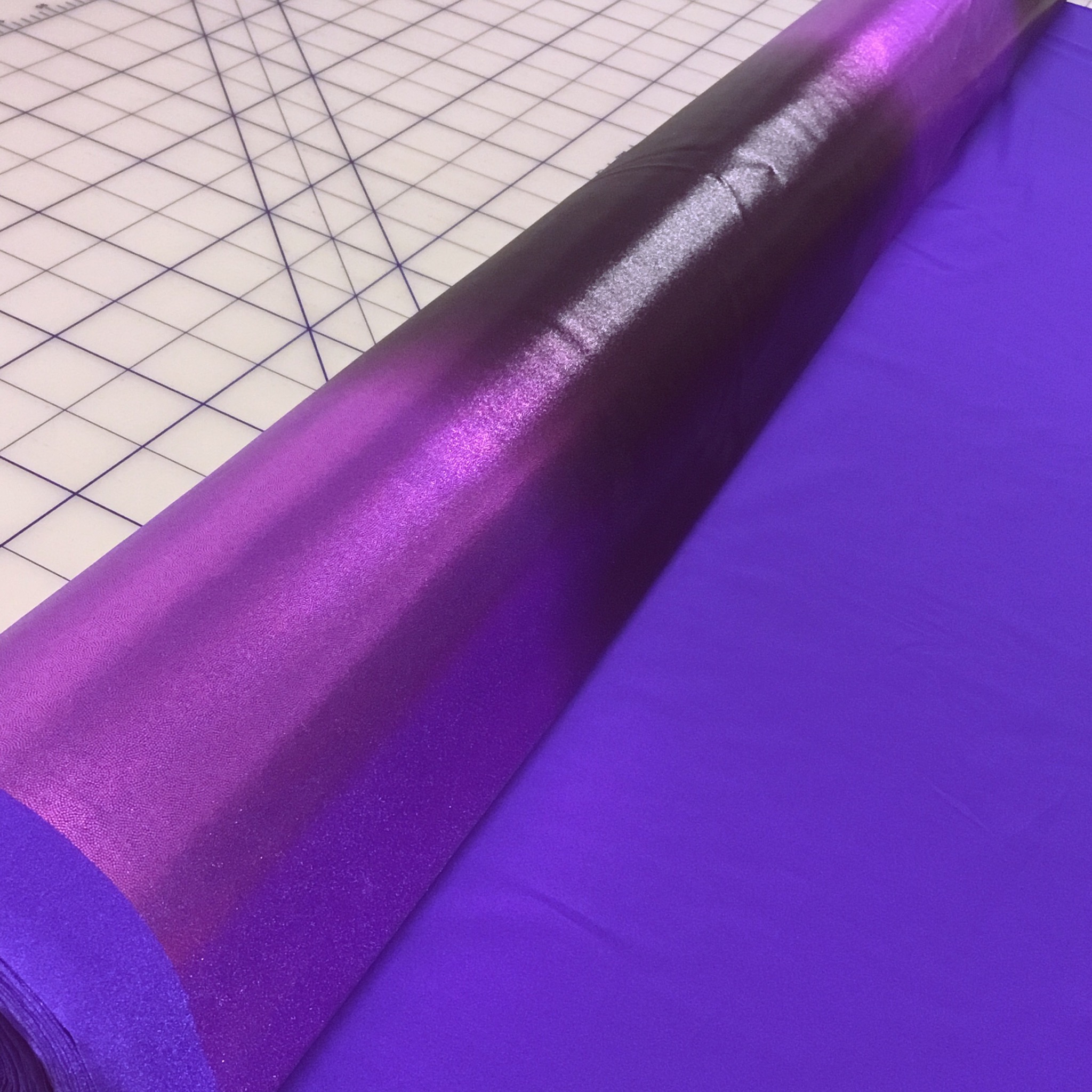 Foil print lycra Purple ombré TL0351